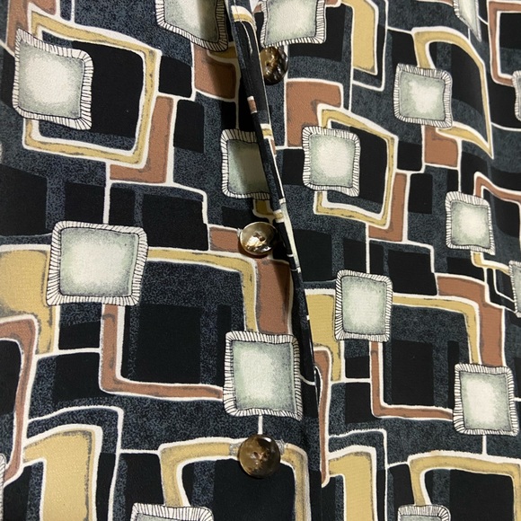 Vintage dress with funky fun pattern - Picture 4 of 4
